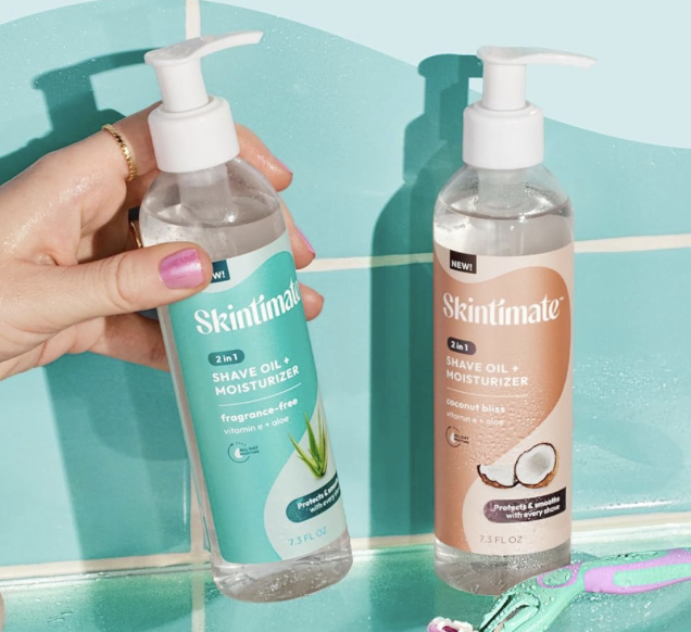 Skintimate 2-in-1 Shave Oil & Moisturizer!